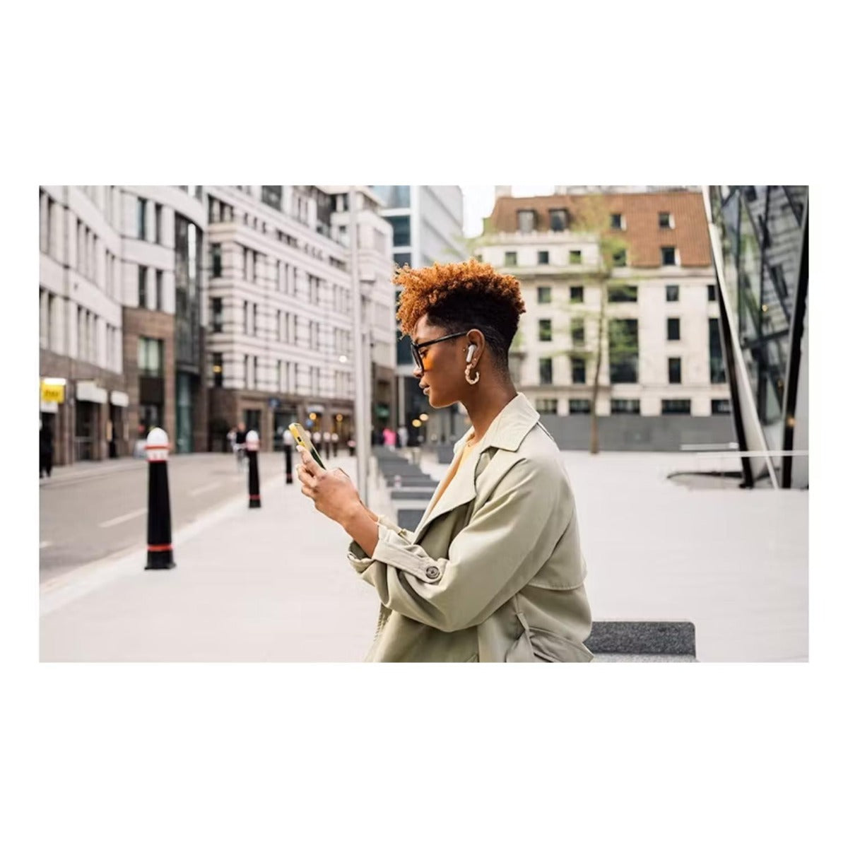 JBL - Tune Beam True Wireless Earbuds - White