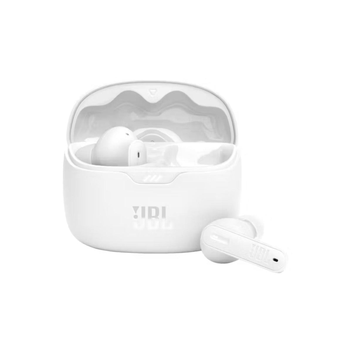 JBL - Tune Beam True Wireless Earbuds - White