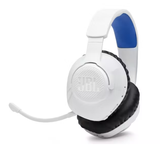 JBL - Quantum 360P Wireless Over Ear Gaming Headset - White (PS version)