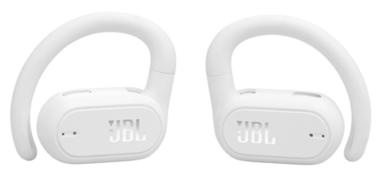 JBL - Soundgear Sense Air Conduction Headphones - White
