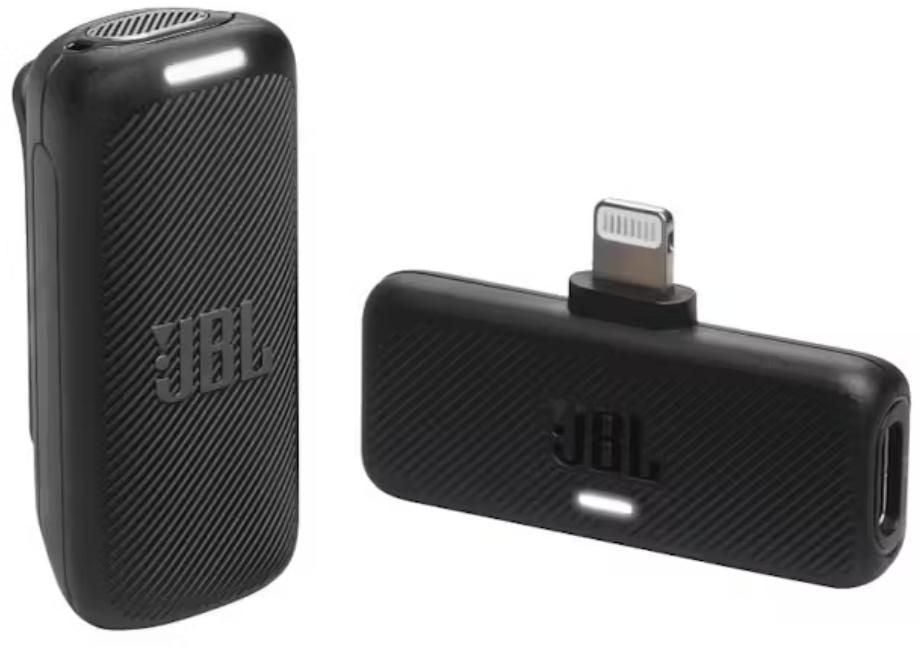 JBL - Quantum Stream Wireless Lightning Mic - Black