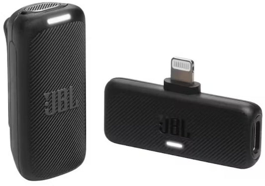 JBL - Quantum Stream Wireless Lightning Mic - Black