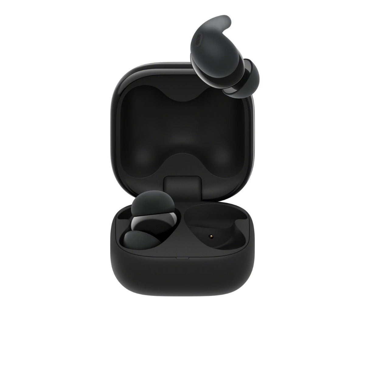 Sony - LinkBuds Fit Truly Wireless Noise Cancelling Earbuds - Black