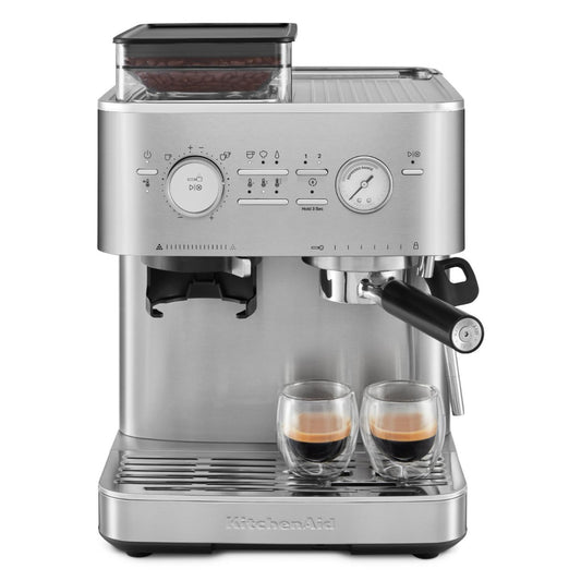 KitchenAid - Semi Auto Espresso Machine - Stainless Steel