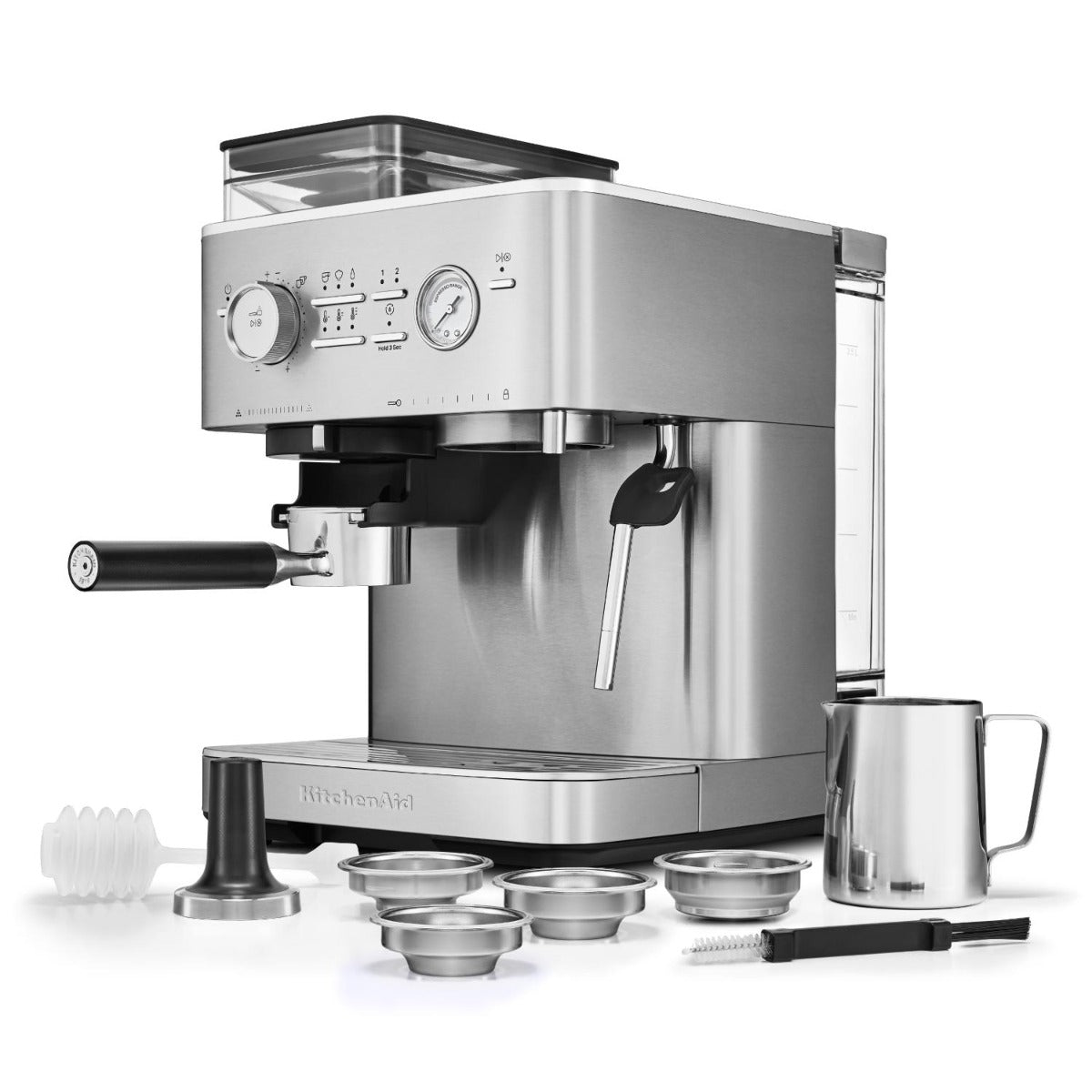 KitchenAid - Semi Auto Espresso Machine - Stainless Steel