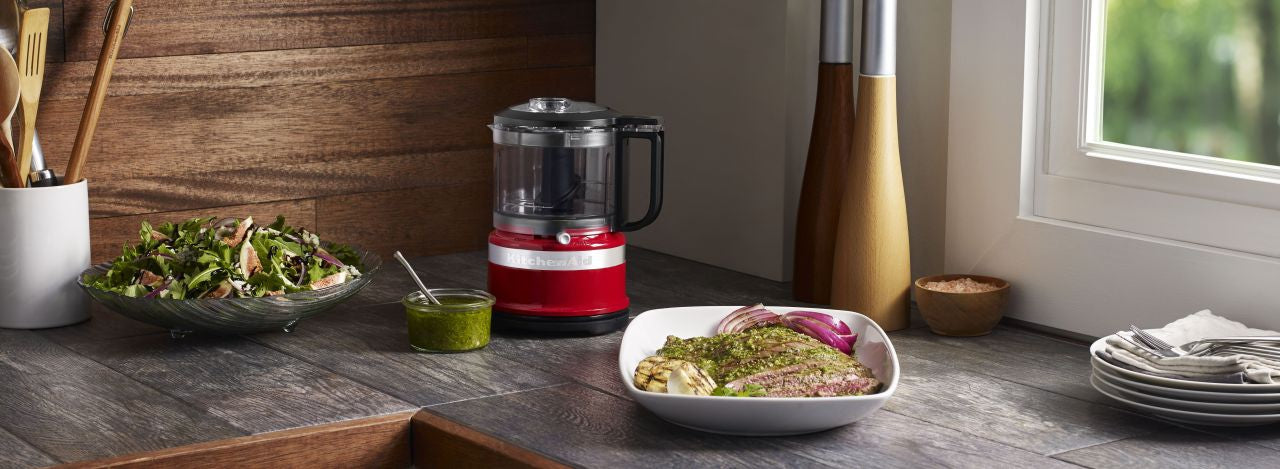 KitchenAid - Mini 3.5 Cup Food Chopper - Empire Red
