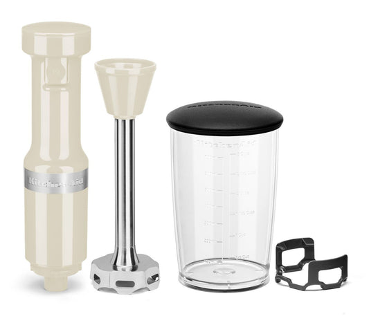 KitchenAid - Corded Hand Blender in Almond Cream