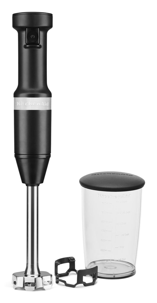 KitchenAid - Corded Hand Blender - Matte Black