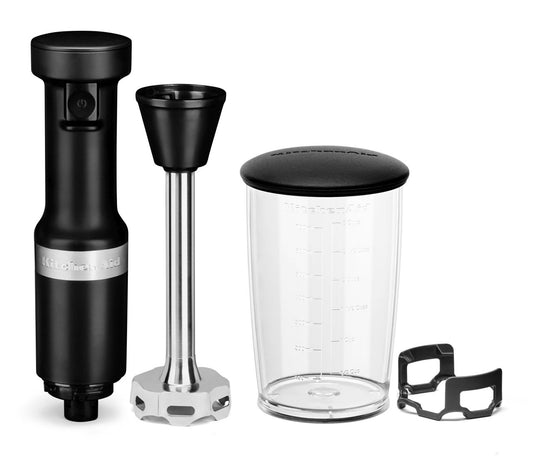 KitchenAid - Corded Hand Blender - Matte Black