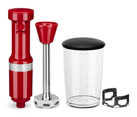 KitchenAid - Corded Hand Blender - Empire Red