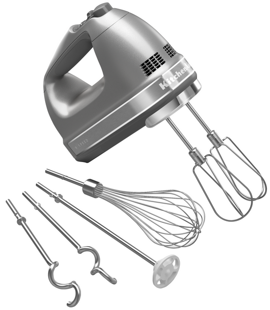 KitchenAid - Artisan Hand Mixer - Contour Silver