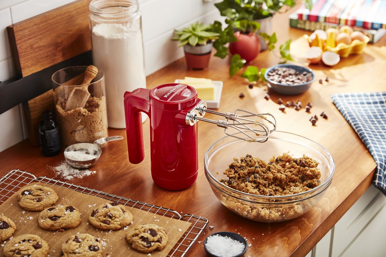 KitchenAid - Cordless Hand Held Mixer - Empire Red