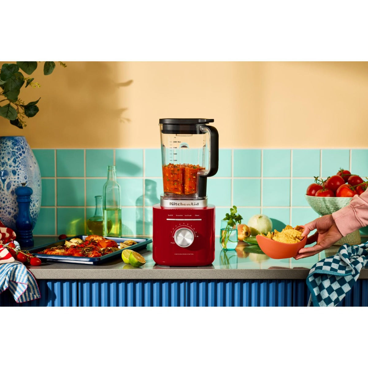 KitchenAid - Pure Power Blender - Empire Red