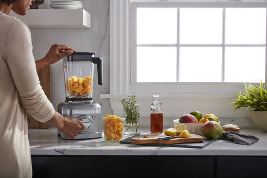 KitchenAid - Artisan K400 Bench Blender - Contour Silver