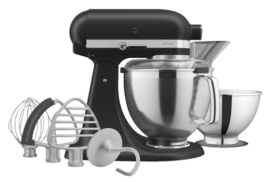 KitchenAid - Artisan KSM195 Tilt Head Mixer - Matte Black