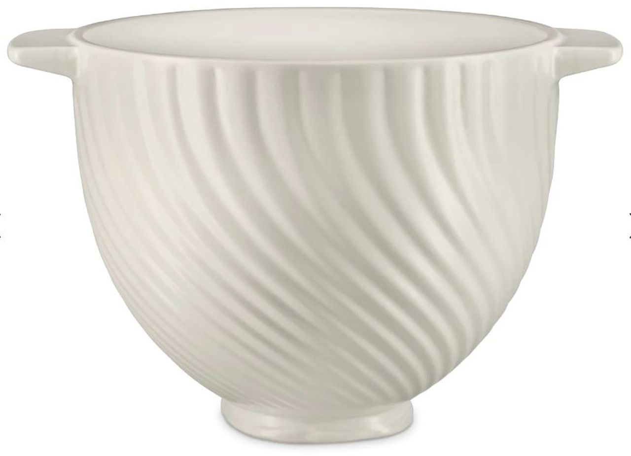 KitchenAid - Artisan Ceramic Bowl - White Meringue