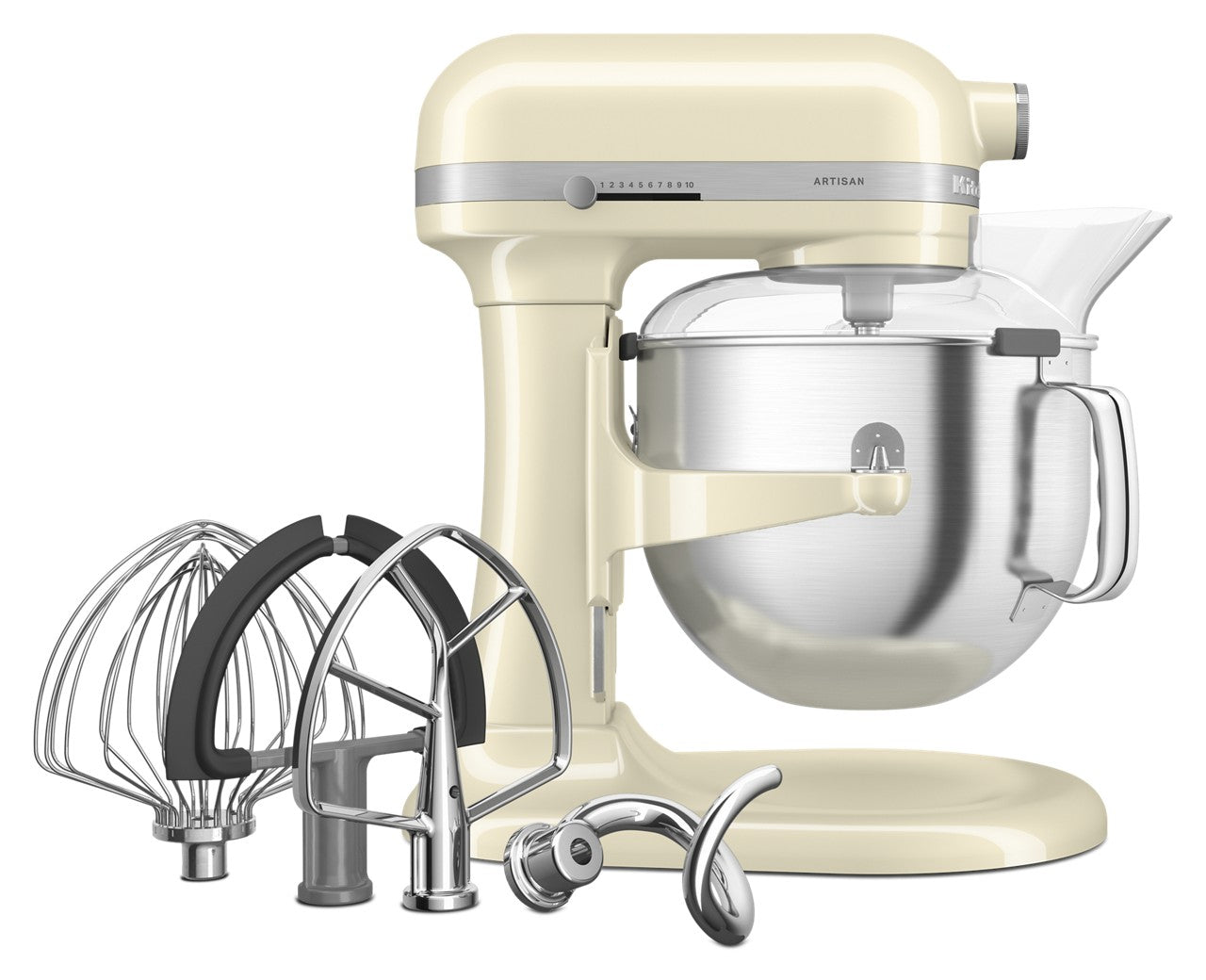KitchenAid - 6.6L Artisan Bowl Lift Mixer - Almond Cream