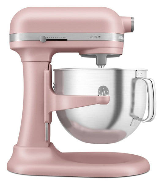 KitchenAid - 6.6L Artisan Bowl Lift Mixer - Dried Rose