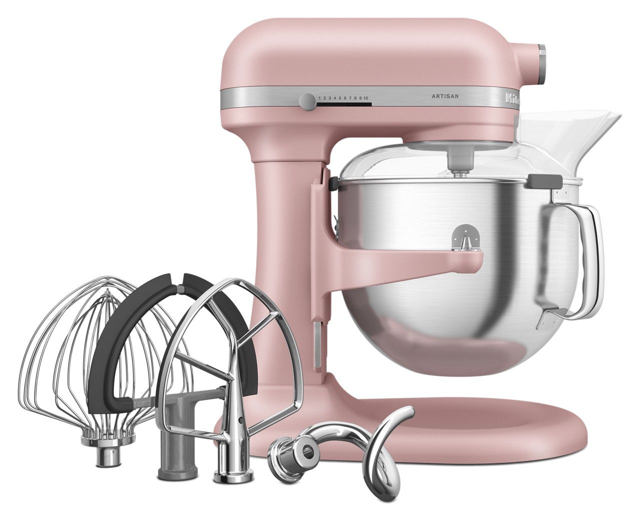 KitchenAid - 6.6L Artisan Bowl Lift Mixer - Dried Rose