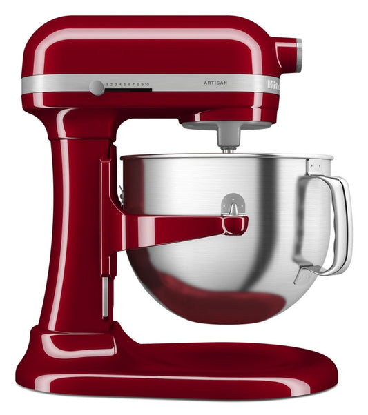 KitchenAid - 6.6L Artisan Bowl Lift Mixer - Empire Red