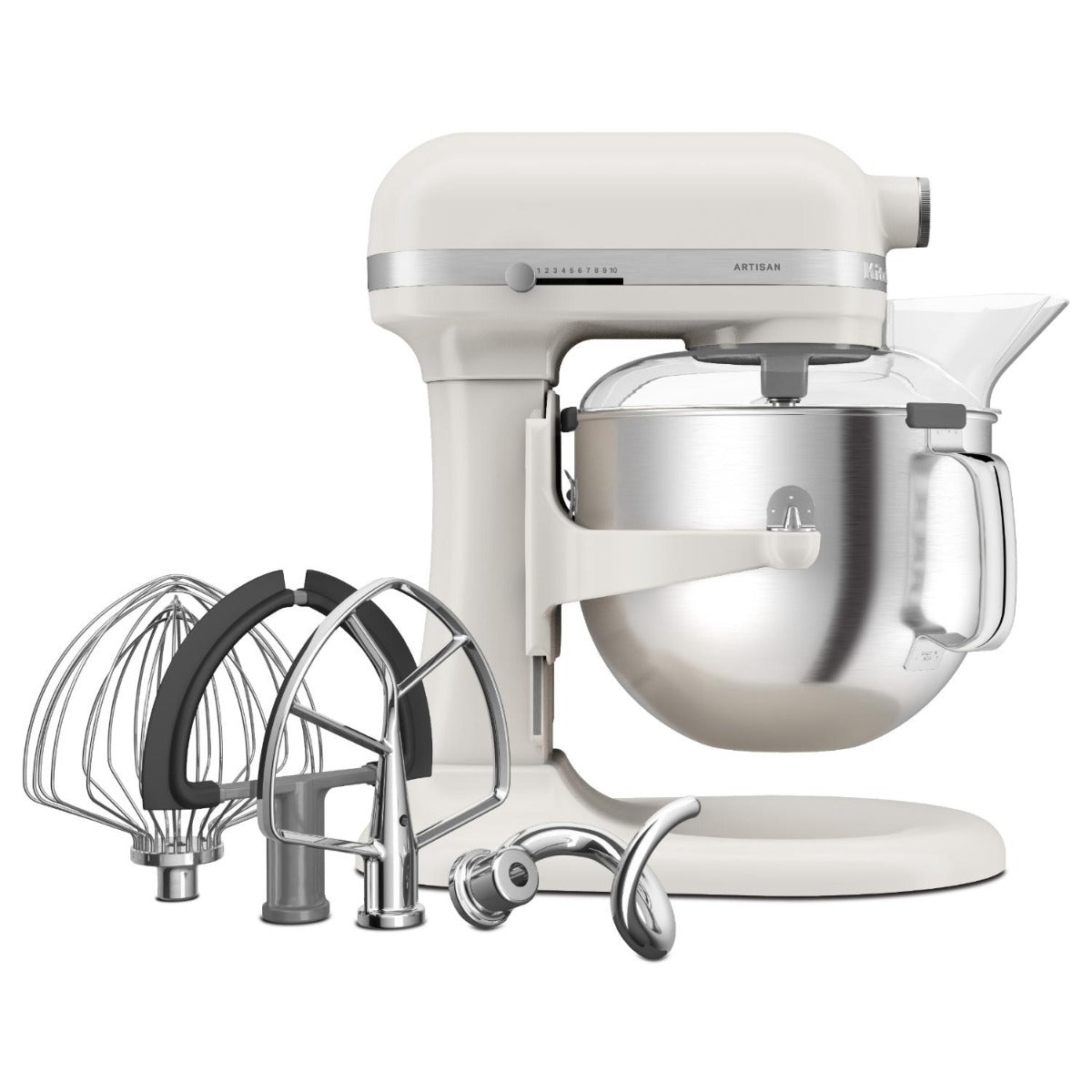 KitchenAid - 6.6L Artisan Bowl Lift Mixer - Porcelain White