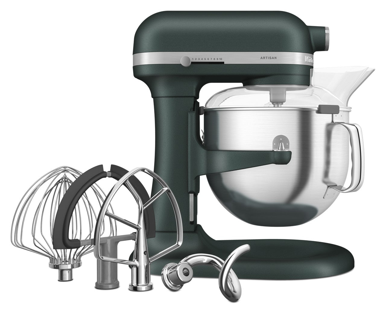 KitchenAid - 6.6L Artisan Bowl Lift Mixer Pebbled Palm
