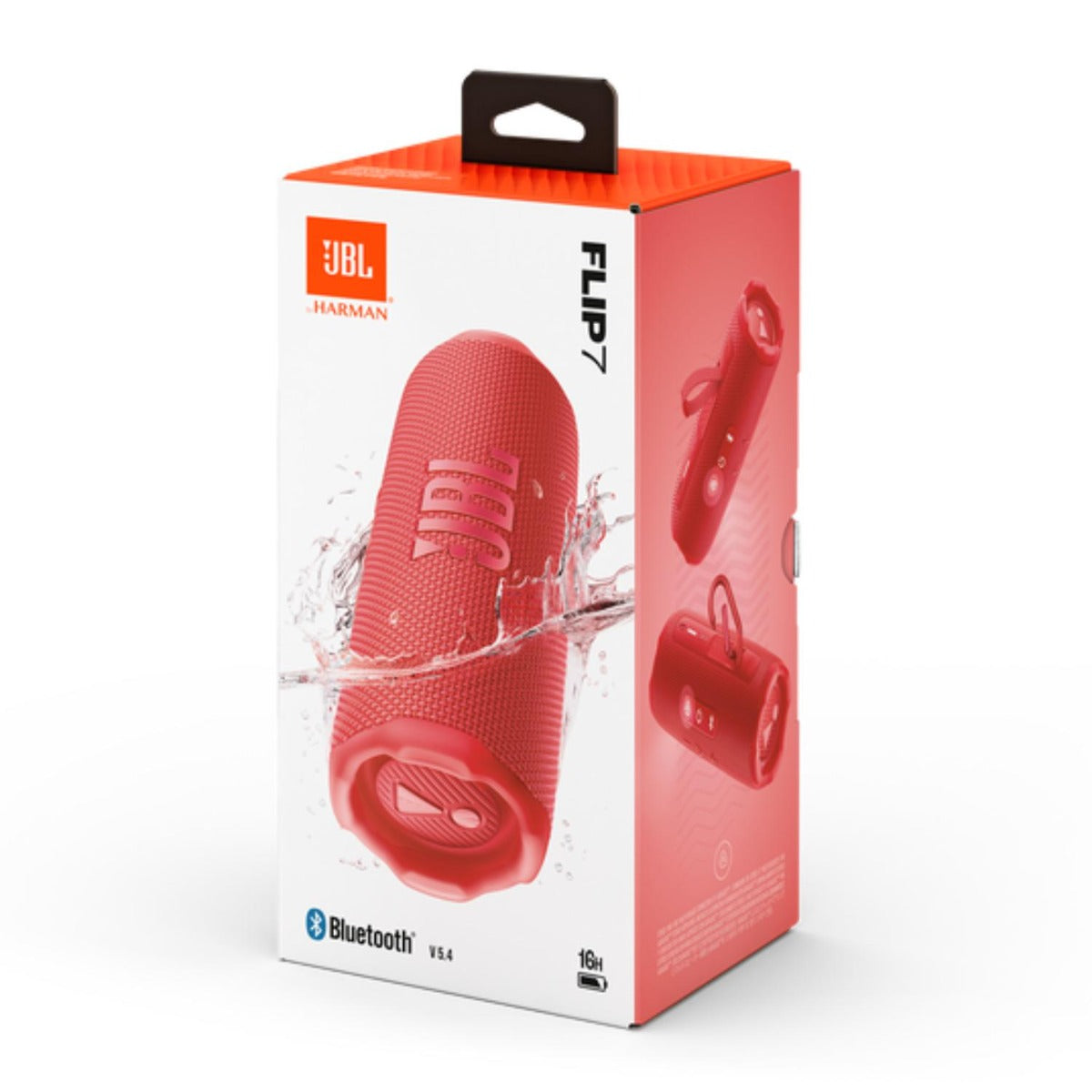 JBL - Flip 7 Portable Waterproof Bluetooth Speaker - Red