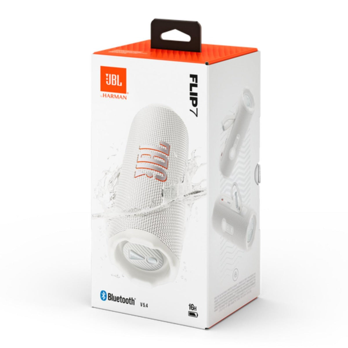 JBL - Flip 7 Portable Waterproof Bluetooth Speaker - White