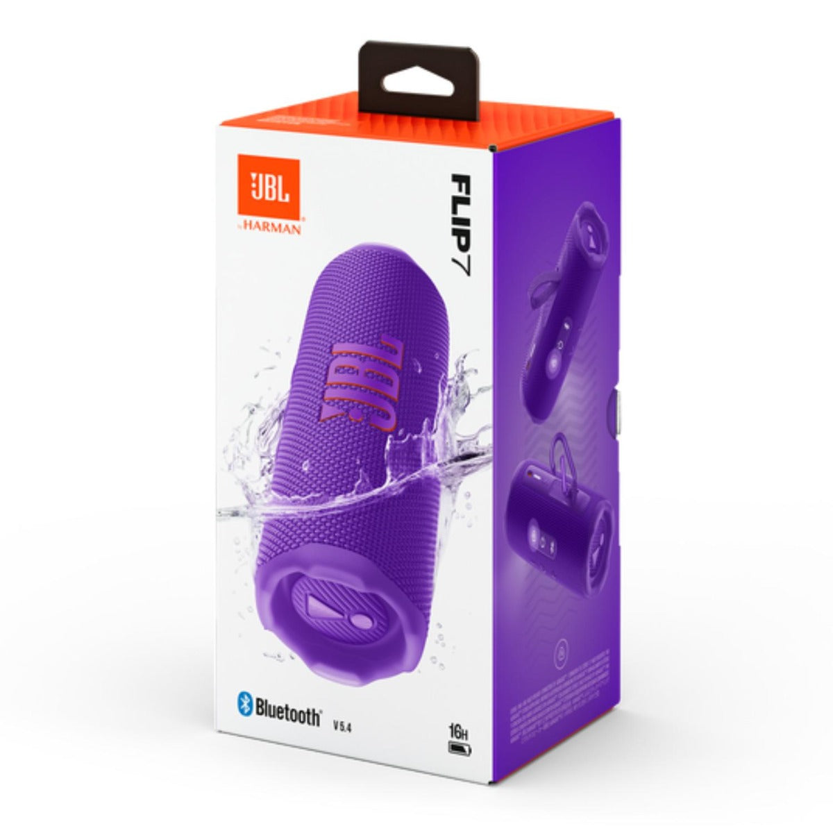 JBL - Flip 7 Portable Waterproof Bluetooth Speaker - Purple