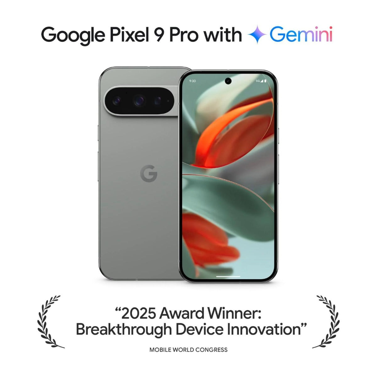 Google - Pixel 9 Pro 128GB - Hazel