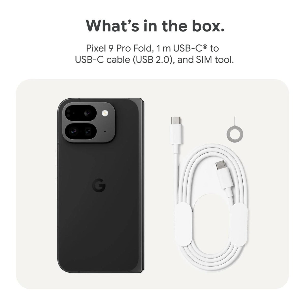 Google - Pixel 9 Pro Fold 512GB - Obsidian