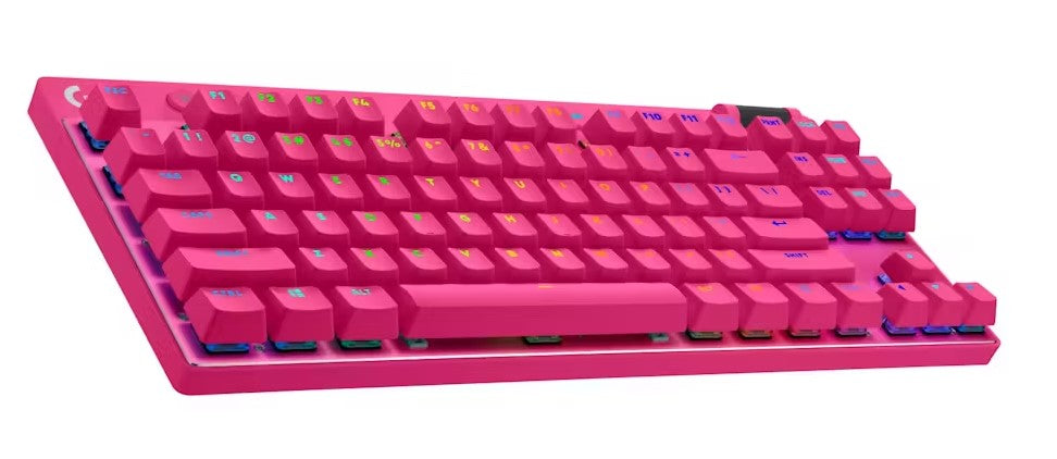 Logitech G Pro X 2 TKL LIGHTSPEED Gaming Keyboard - Magenta