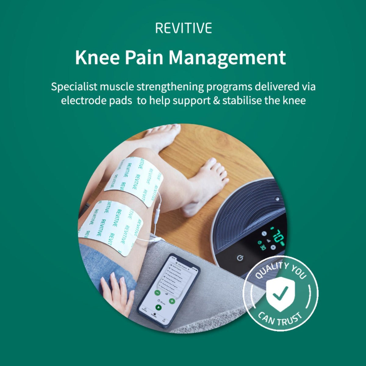 Revitive - Medic Coach with Knee Therapy - Black **GST EXEMPT**