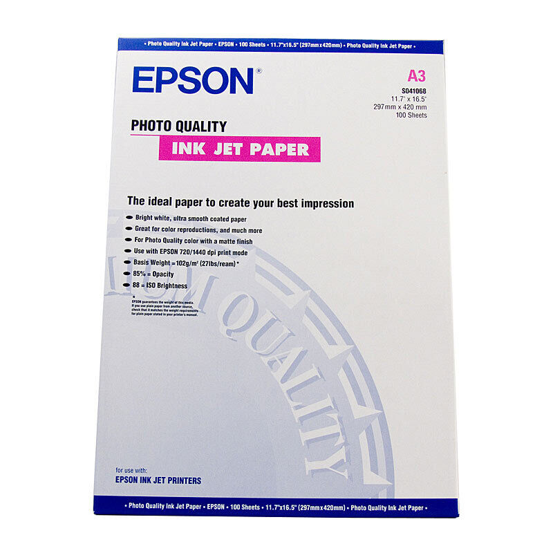 Epson S041068 Photo Paper A3 - Wholesales Supply