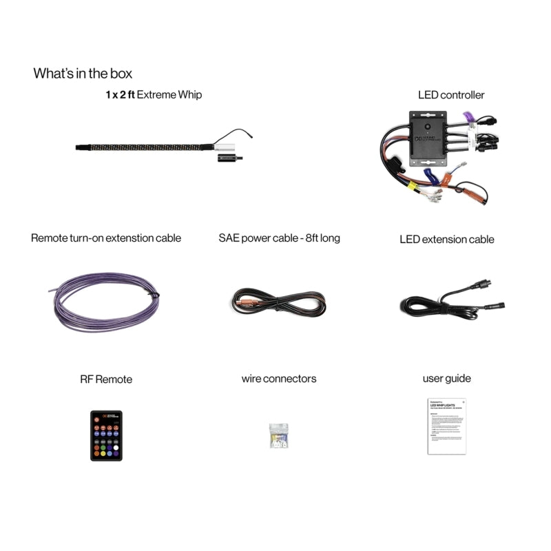 Ecoxgear Whip 2ft + Con
