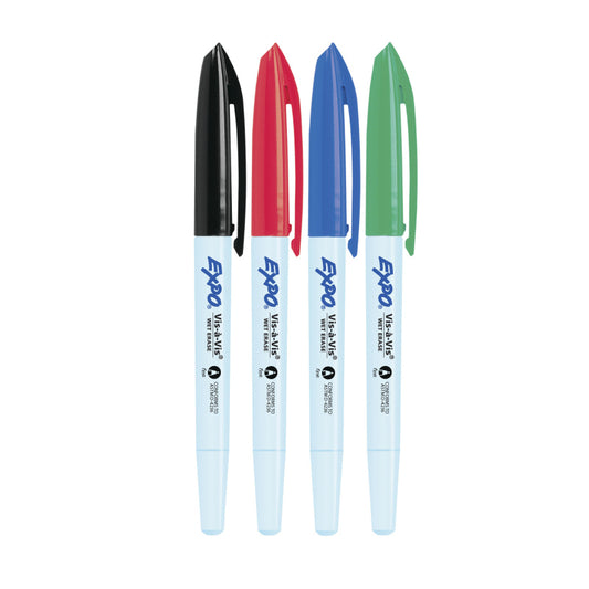 Expo WB Mrkr Wet Erase Pk4 Bx6