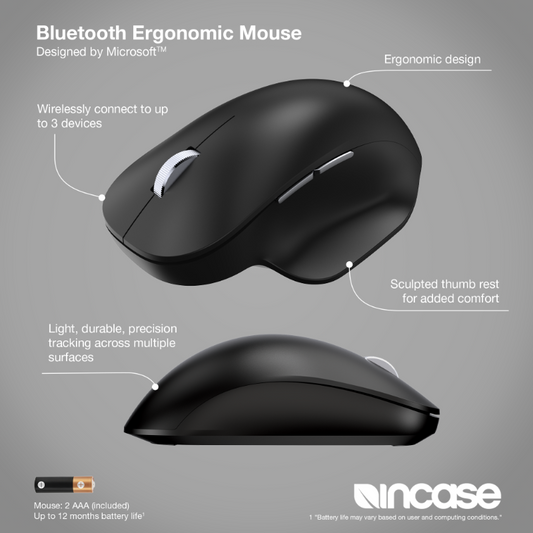Incase BT Ergonomic Mouse BK
