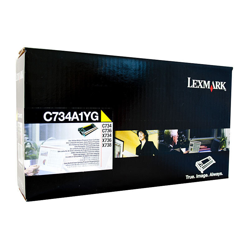 Lexm C734 Yellow Toner Cart - Wholesales Supply
