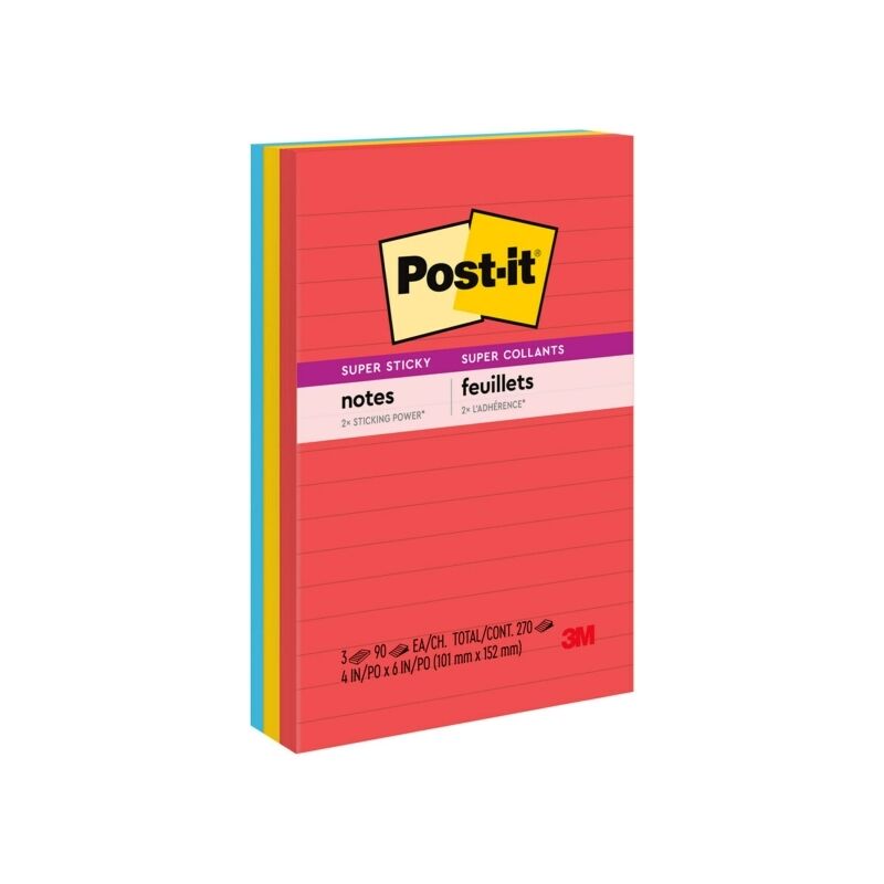 Post-It Note 660-3SSAN S/S Pk3 - Wholesales Supply