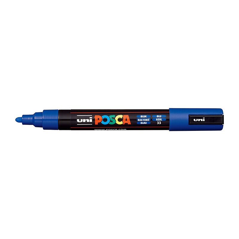 Posca PC-5M Med Blt Paint Blu - Wholesales Supply