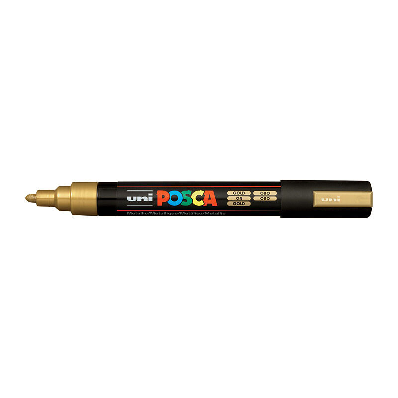 Posca PC-5M Med Blt Paint Gold - Wholesales Supply