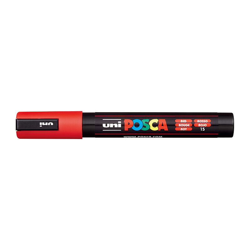 Posca PC-5M Med Blt Paint Red - Wholesales Supply