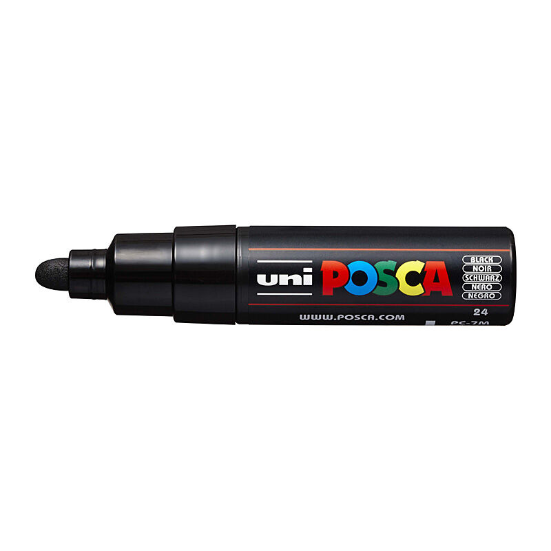 Posca PC-7M Bold Bullet Black - Wholesales Supply
