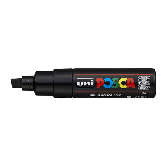 Posca PC-8M Bold Chisel Black - Wholesales Supply