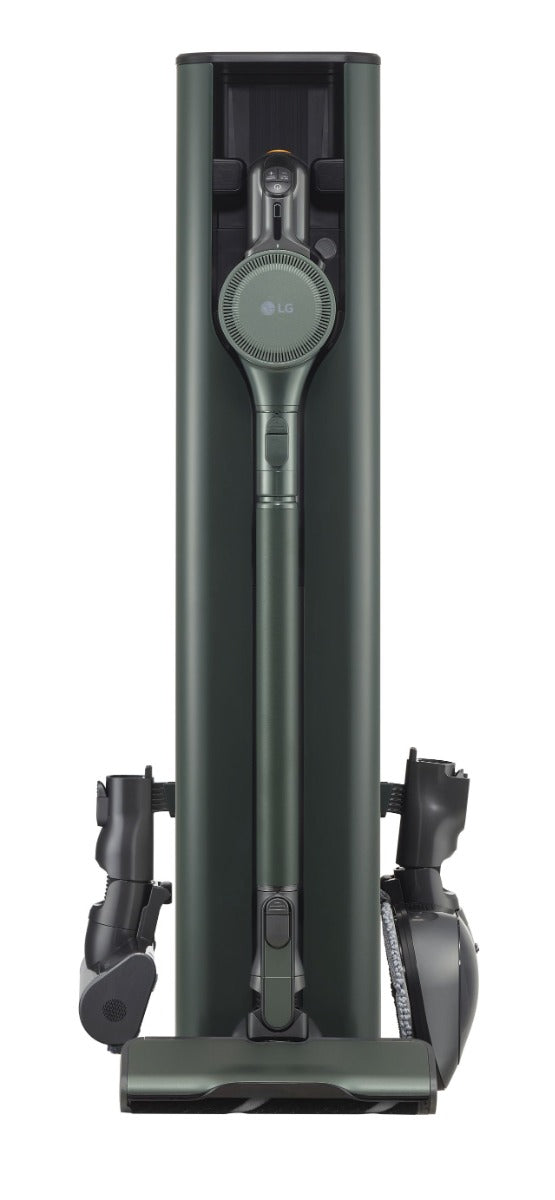 LG - CordZero Handstick Vacuum w All-in-One Tower - Forest Green