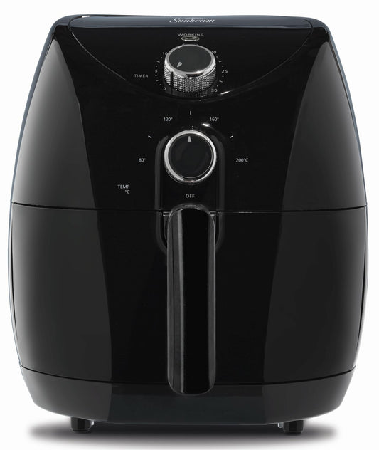Sunbeam - Copper Infused DuraCeramic Air Fryer - Black