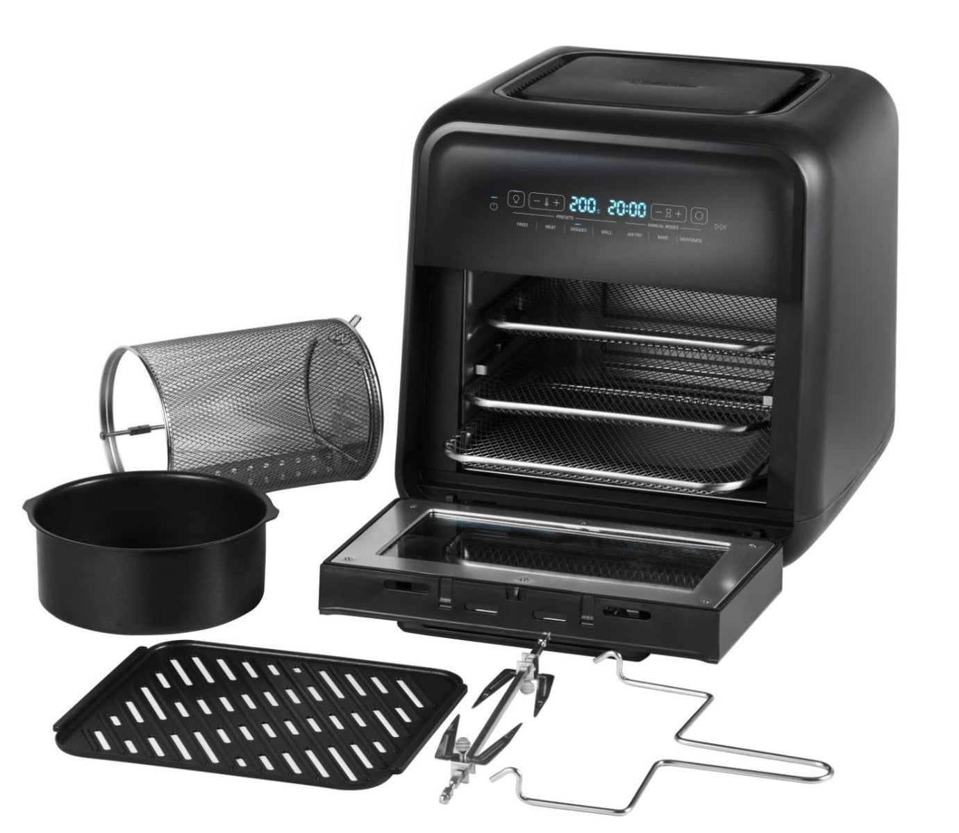 Sunbeam - 10L All In One Air Fryer Oven - Black
