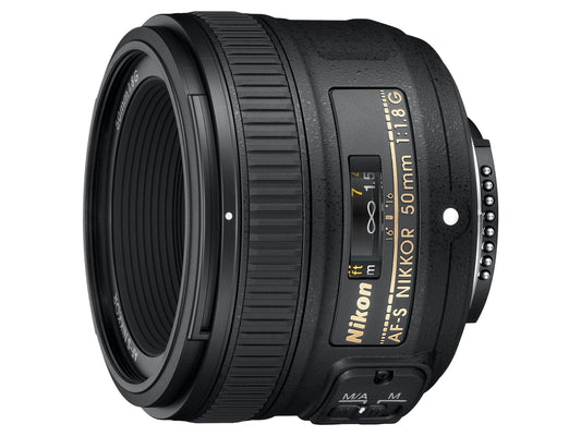 Nikon - AF-S 50mm f/1.8G Camera Lens - Black