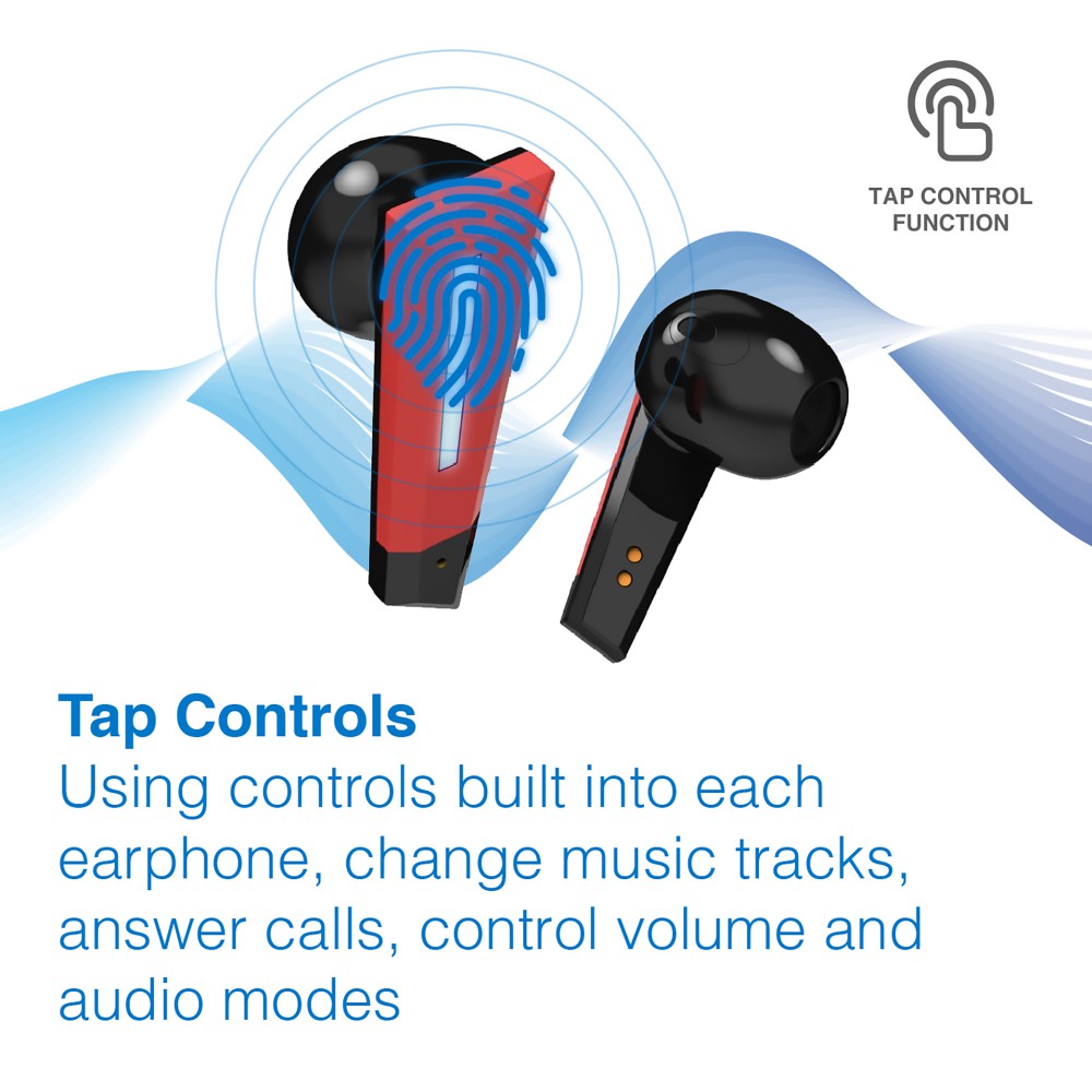Laser Kids TWS Gaming Earphone Pro-Red