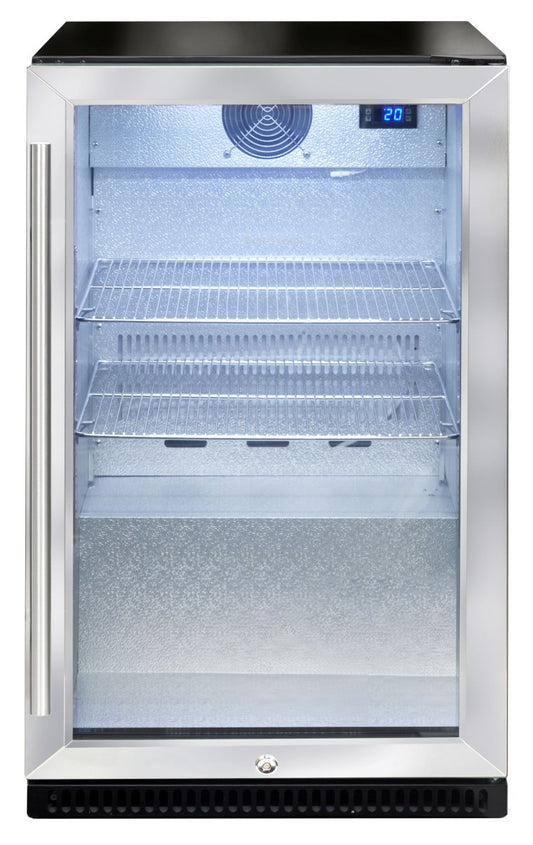 Artusi - 118L/138 Bottle Outdoor Bar Fridge w/ Single Door - S/S